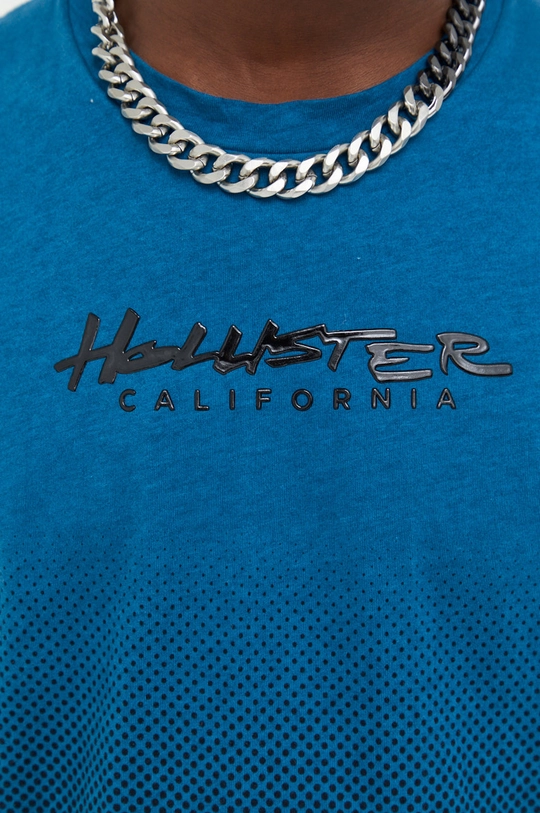 Βαμβακερό μπλουζάκι Hollister Co. Ανδρικά