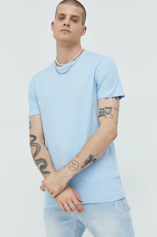 biały Hollister Co. t-shirt bawełniany (5-pack)