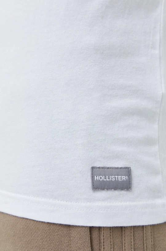 Βαμβακερό μπλουζάκι Hollister Co.