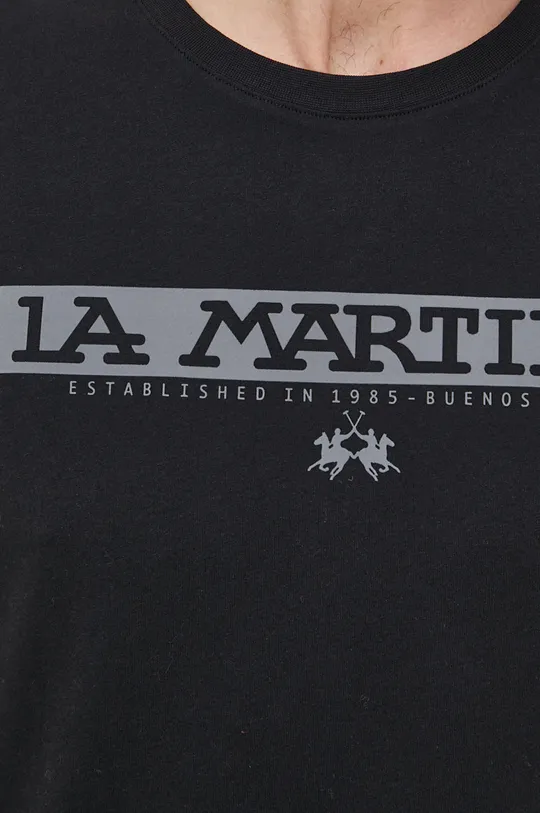 Bavlněné tričko La Martina Pánský