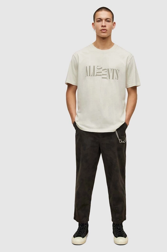 AllSaints t-shirt bawełniany NICO SS CREW 100 % Bawełna organiczna