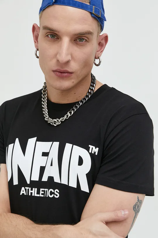czarny Unfair Athletics t-shirt bawełniany Męski