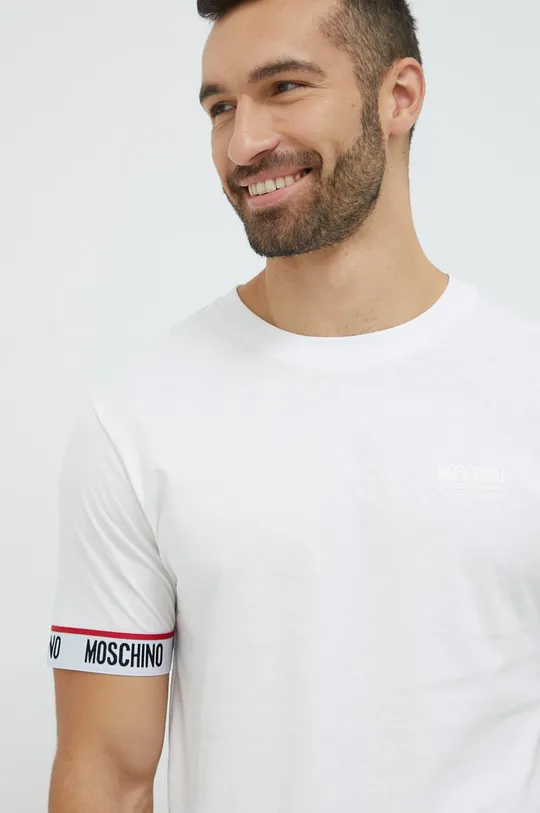 λευκό Βαμβακερό μπλουζάκι Moschino Underwear