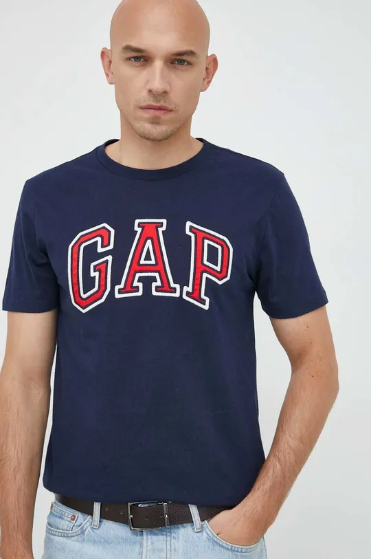mornarsko plava Pamučna majica GAP Muški