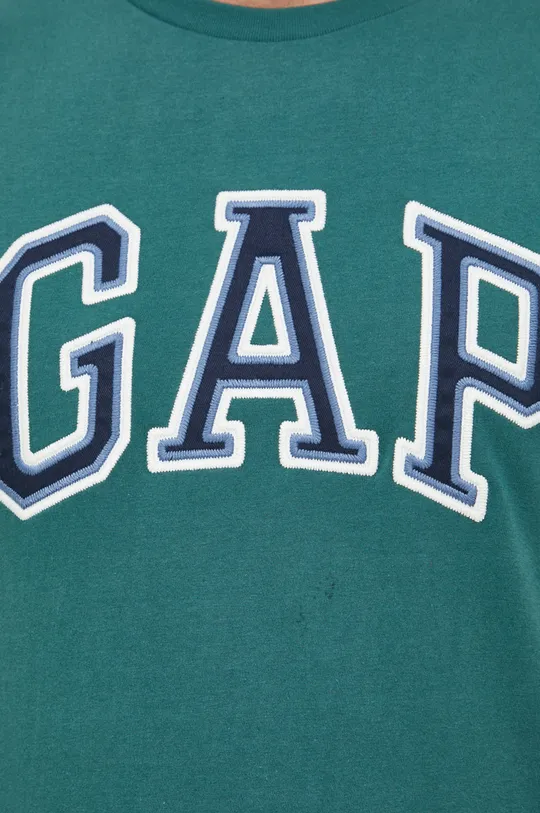 πράσινο Βαμβακερό μπλουζάκι GAP
