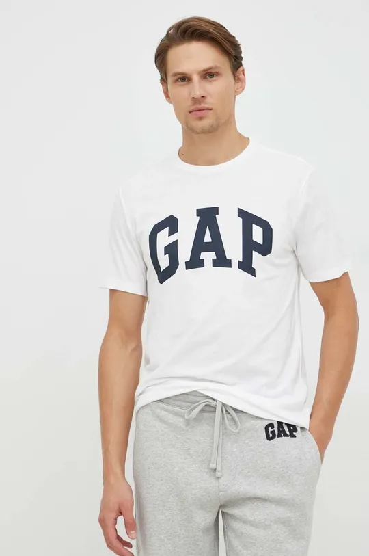 Βαμβακερό μπλουζάκι GAP 2-pack Ανδρικά