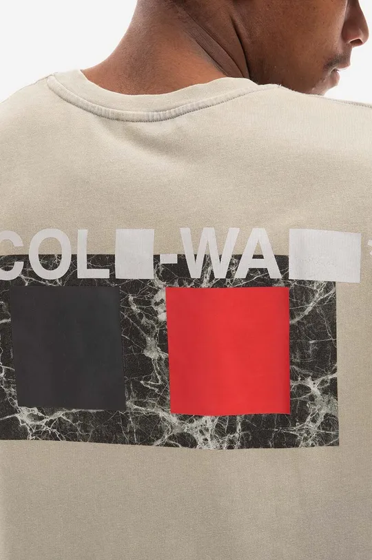 šedá Bavlněné tričko A-COLD-WALL* Relaxed Cubist T-shirt ACWMTS097 COLD LIGHT GREY