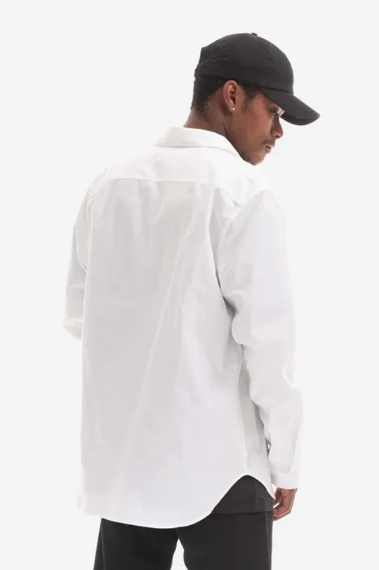 Βαμβακερό πουκάμισο A-COLD-WALL* Bracket Logo T-Shirt  100% Βαμβάκι