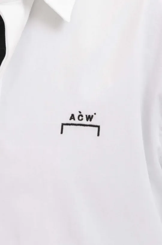 alb A-COLD-WALL* cămașă din bumbac Bracket Logo T-Shirt