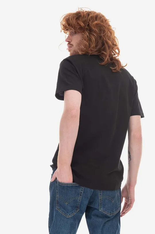 Βαμβακερό μπλουζάκι PLEASURES Headphones μαύρο