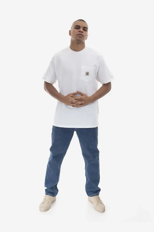 Carhartt WIP tricou din bumbac alb
