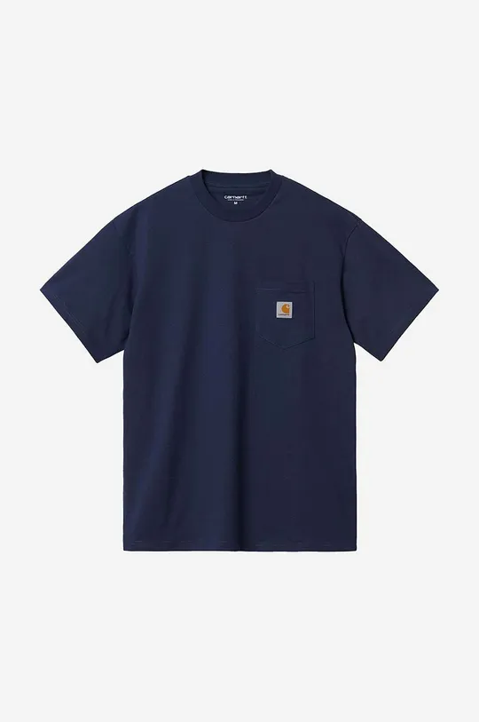 námořnická modř Bavlněné tričko Carhartt WIP
