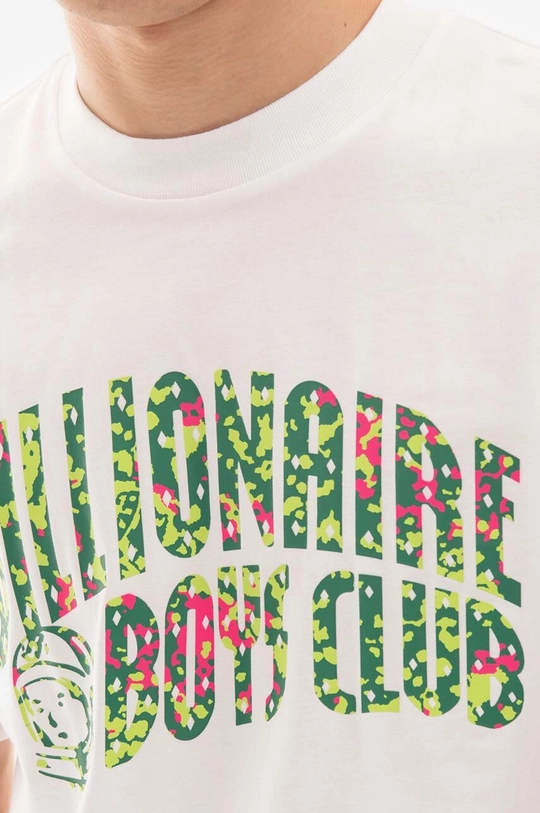 white Billionaire Boys Club cotton t-shirt Jungle Camo Arch Logo