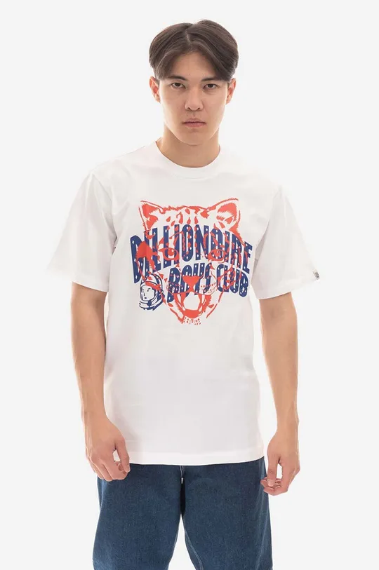 biały Billionaire Boys Club t-shirt bawełniany Leopard Męski
