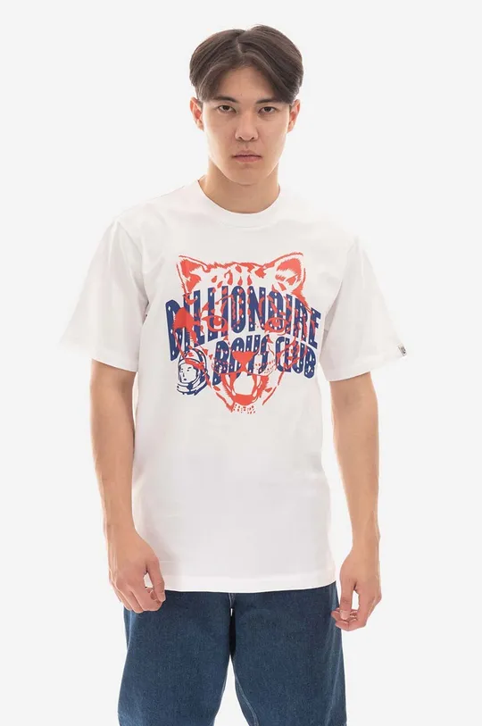 alb Billionaire Boys Club tricou din bumbac Leopard De bărbați