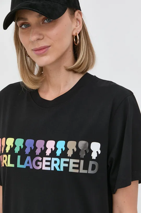 Βαμβακερό μπλουζάκι Karl Lagerfeld