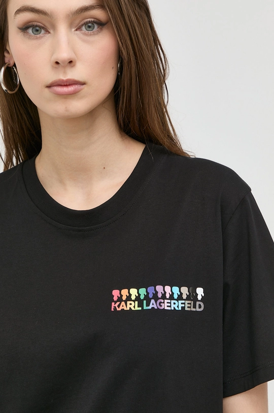 Karl Lagerfeld t-shirt bawełniany 225W1781 Unisex