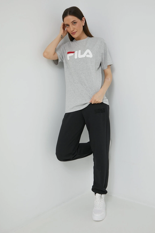 Fila t-shirt bawełniany szary