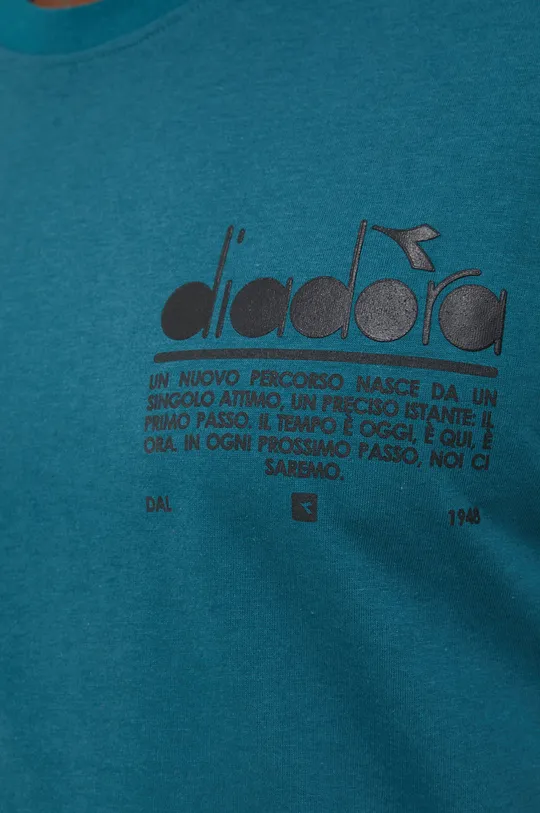 Βαμβακερό μπλουζάκι Diadora
