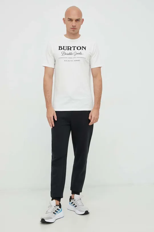 Bombažna kratka majica Burton  100% Bombaž