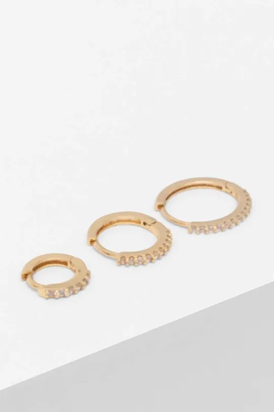 χρυσαφί Επιχρυσωμένα σκουλαρίκια Aldo CLAREVILLE 3-pack Γυναικεία