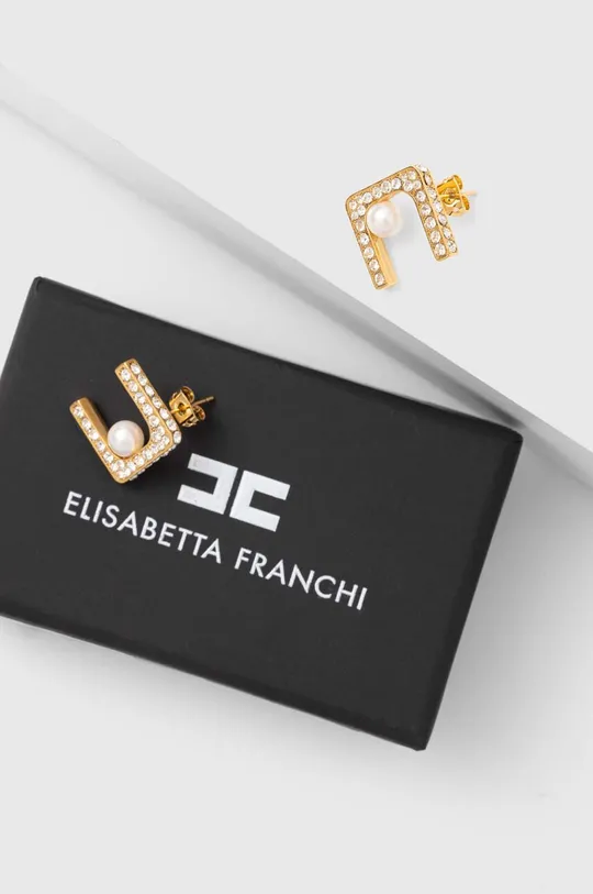 Σκουλαρίκια Elisabetta Franchi χρυσαφί