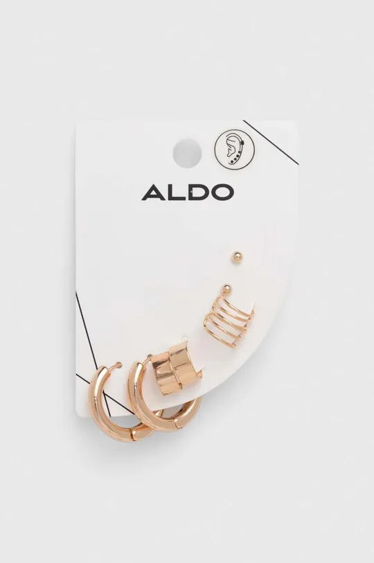 χρυσαφί Σκουλαρίκια Aldo LARARIE 3-pack Γυναικεία