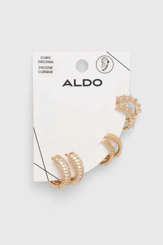 χρυσαφί Σκουλαρίκια Aldo BABENDRA 3-pack Γυναικεία
