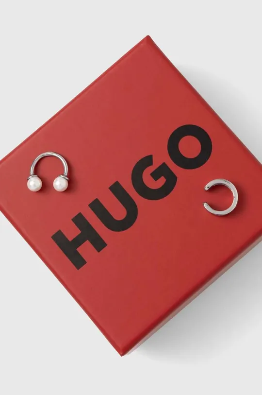Σκουλαρίκι HUGO 2-pack ασημί