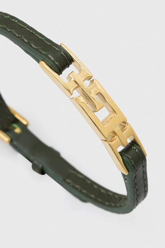 Guess bracciale in pelle verde