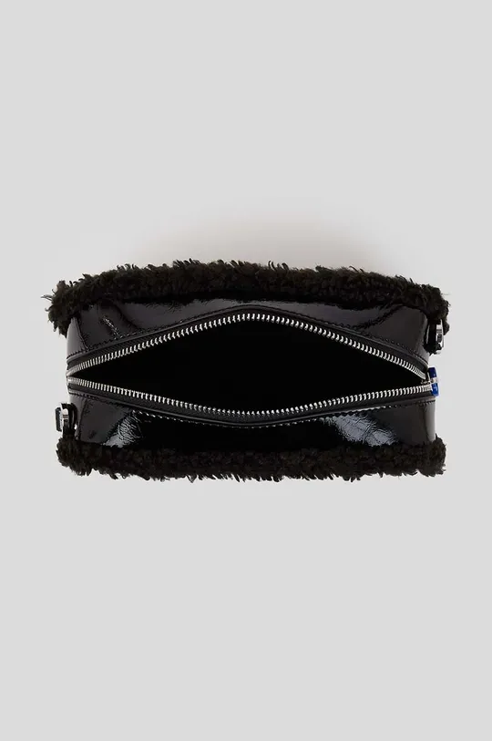 Τσάντα Karl Lagerfeld Jeans 236J3011 BOX LOGO SHEARLING CAMERA BAG Σόλα: 50% Ανακυκλωμένη πολυουρεθάνη, 35% Poliuretan, 15% Πολυεστέρας
