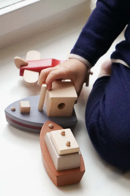 többszínű Konges Sløjd fából készült játék gyerekeknek 2 db Gyerek