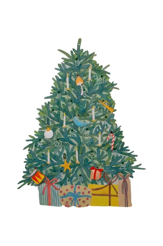 Adventni koledar za otroke That's mine F4000 Felt Christmas tree zelena