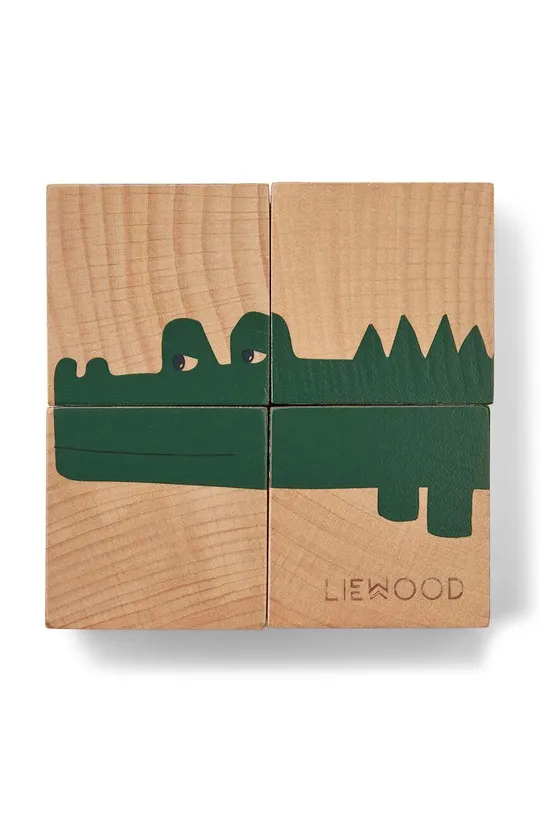 Liewood fából készült puzzle Bükkfa