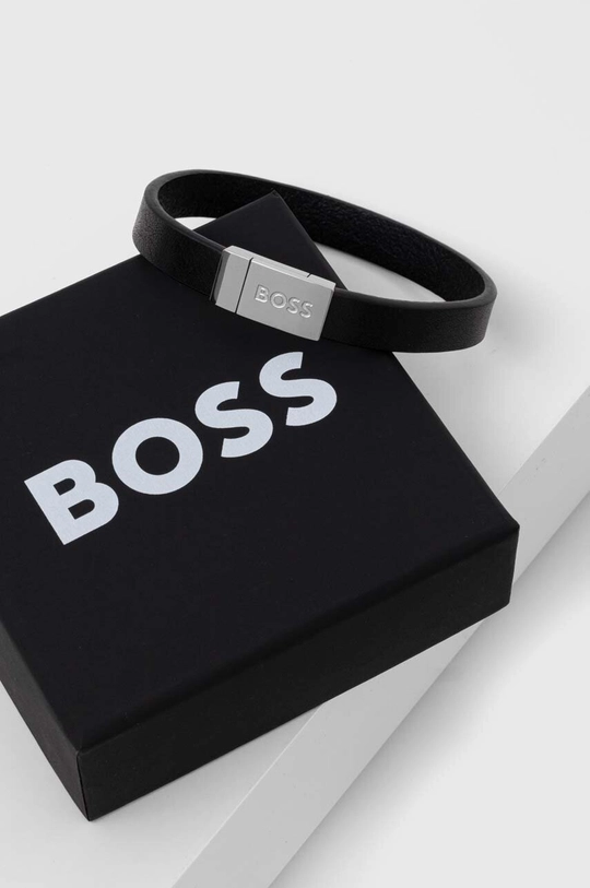 Βραχιόλι BOSS 50495160 μαύρο AW23