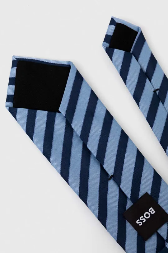 BOSS krawat niebieski