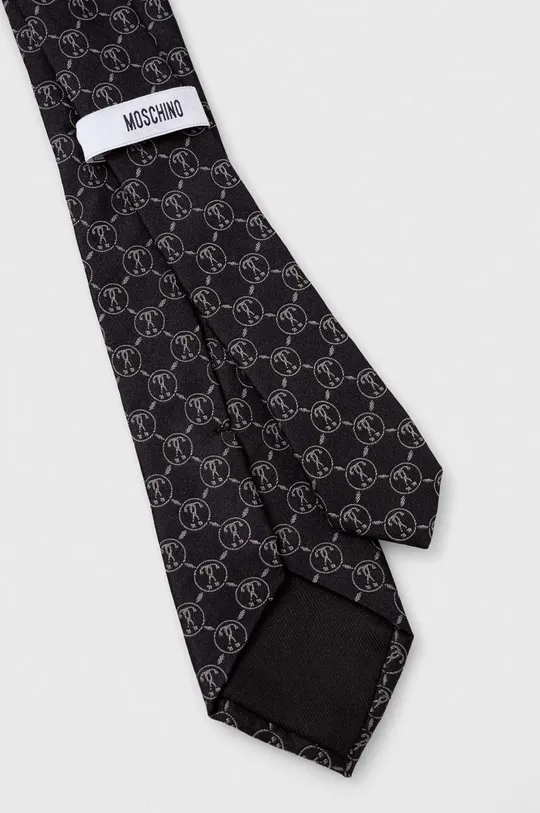 Moschino cravatta in seta nero