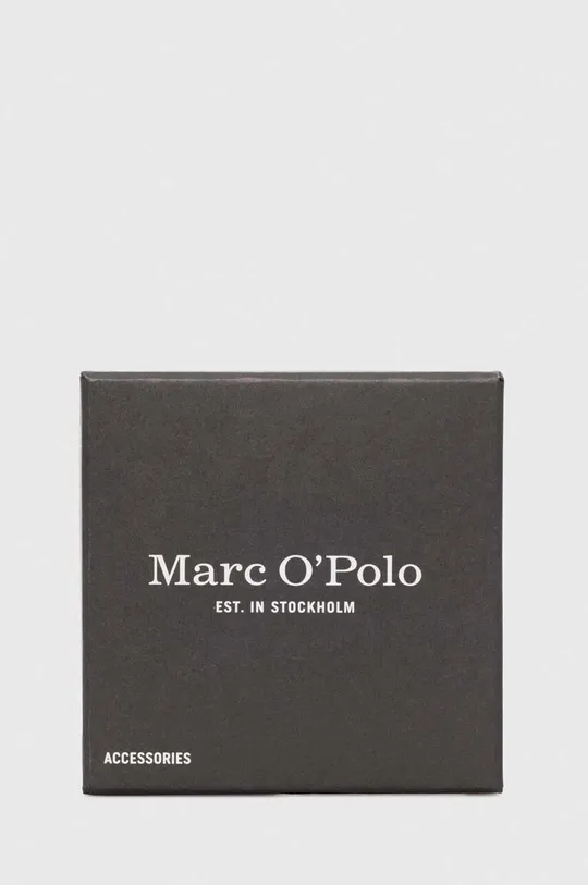 μαύρο Δερμάτινο βραχιόλι Marc O'Polo