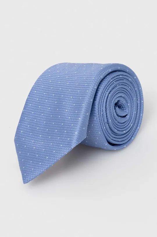 μπλε Μεταξωτή γραβάτα BOSS Ανδρικά