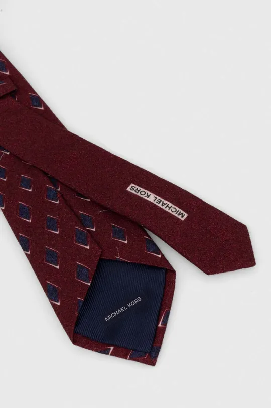 Βαμβακερή γραβάτα Michael Kors μπορντό