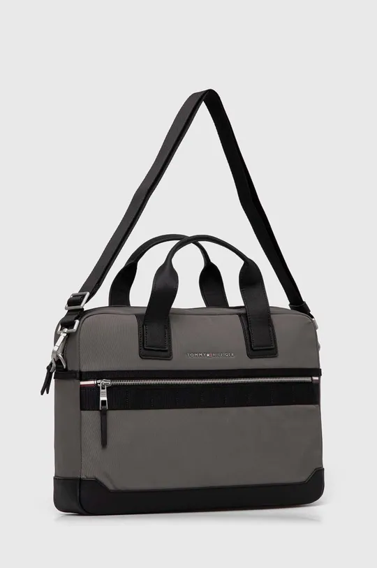 Τσάντα φορητού υπολογιστή Tommy Hilfiger γκρί