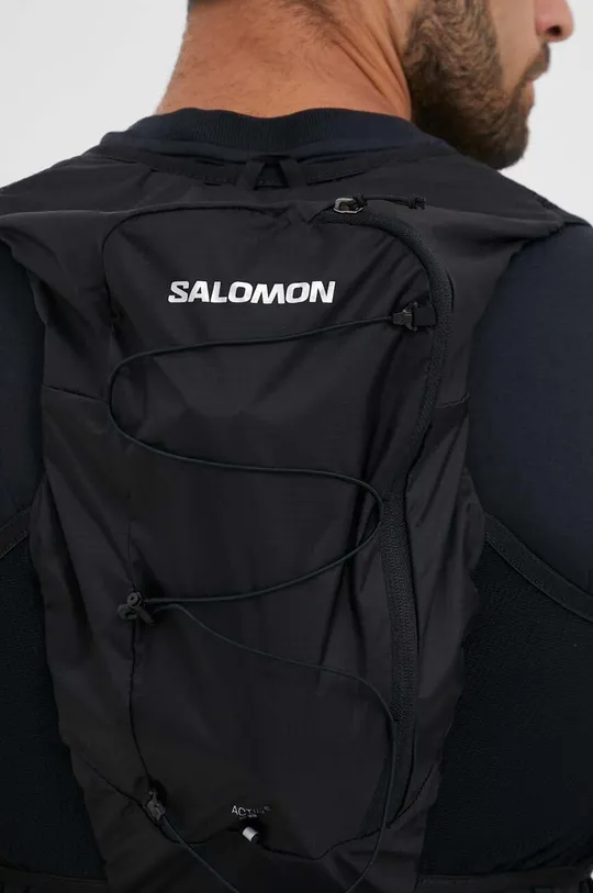 čierna Bežecká vesta Salomon Active Skin 8 No Flasks