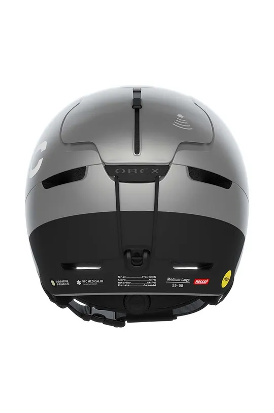 grigio POC casco da sci Obex BC MIPS