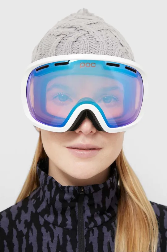 белый Лыжные очки POC Fovea Photochromic Unisex