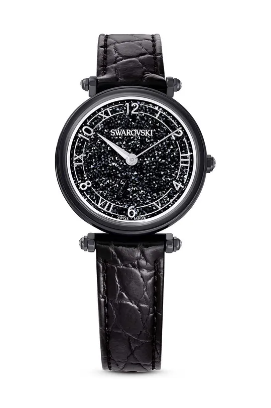 czarny Swarovski zegarek CRYSTALLINE WONDER Unisex