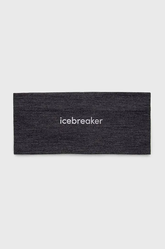 szary Icebreaker opaska na głowę Oasis Unisex
