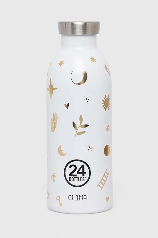 biela Termo fľaša 24bottles Unisex