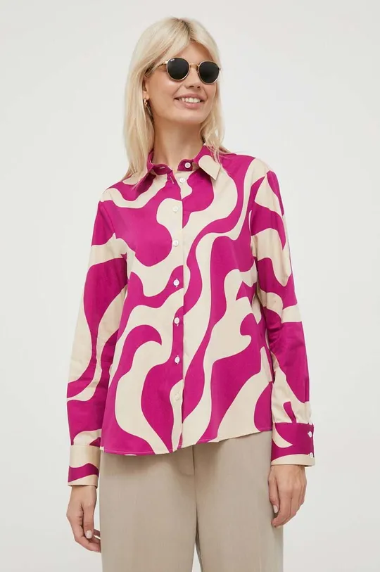 ροζ Βαμβακερό πουκάμισο Seidensticker Γυναικεία