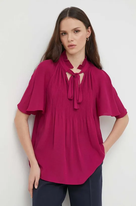 vijolična Majica Lauren Ralph Lauren Ženski