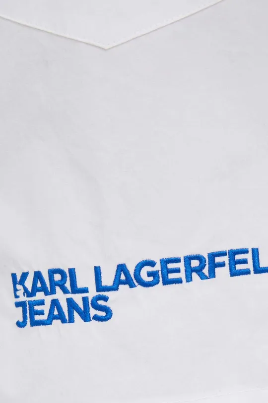 Βαμβακερό πουκάμισο Karl Lagerfeld Jeans Γυναικεία